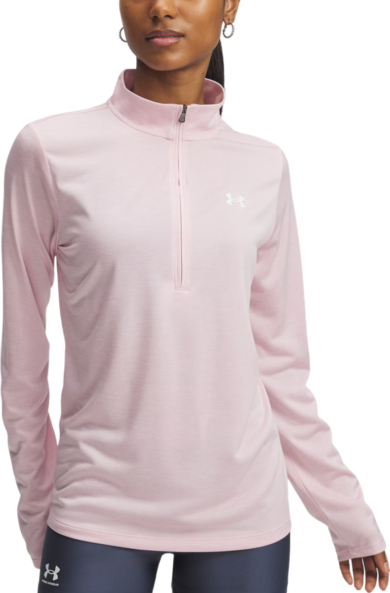 Tričko Under Armour Under Armour Tech 1/2 Zip Twist Top Ružová | 1384225-647, 0