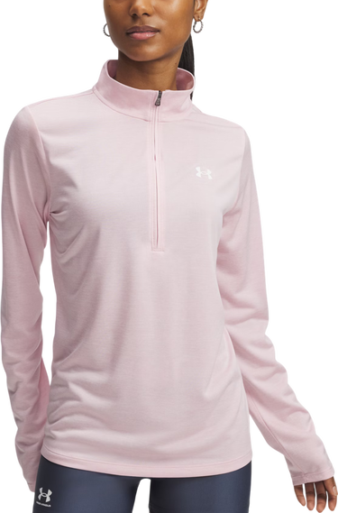 Tričko Under Armour Under Armour Tech 1/2 Zip Twist Top Ružová | 1384225-647, 0