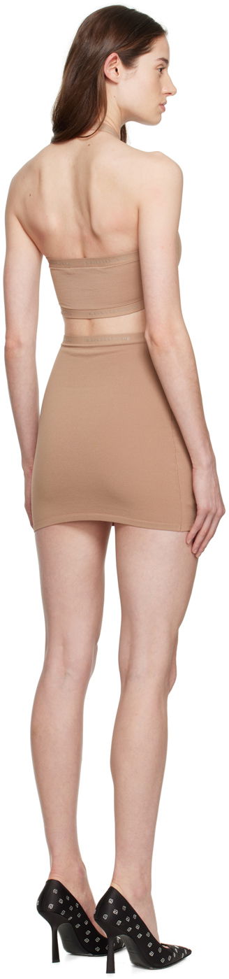 Šaty Alexander Wang Alexander Wang Halter Mini Dress Béžová | 4KC1236038, 2