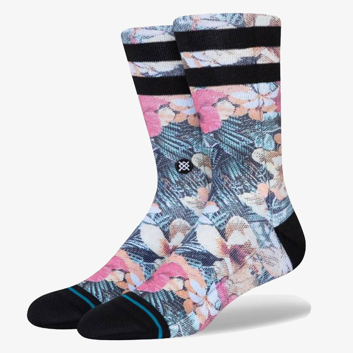 Ponožky Stance Floral Print Socks Čierna | A555D23KON-MUL, 0