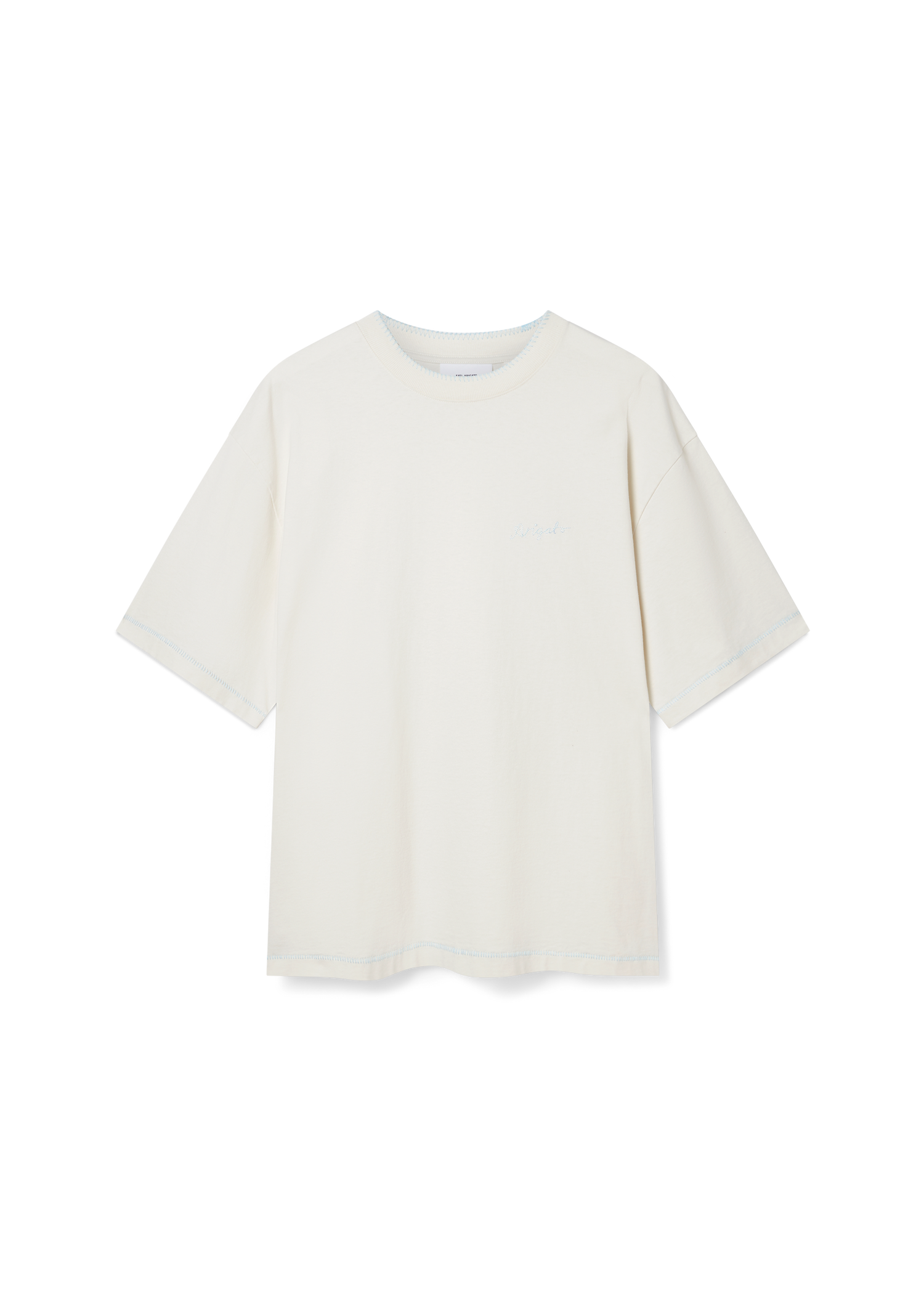 Crop Top AXEL ARIGATO Classic Stitch Detail T-Shirt Biela | A2980002, 0
