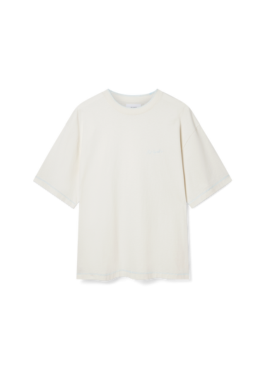 Crop Top AXEL ARIGATO Classic Stitch Detail T-Shirt Biela | A2980002, 0