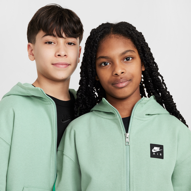 Súprava Nike Nike Air Full-Zip Fleece Hoodie Zelené | HV1219-037, 1