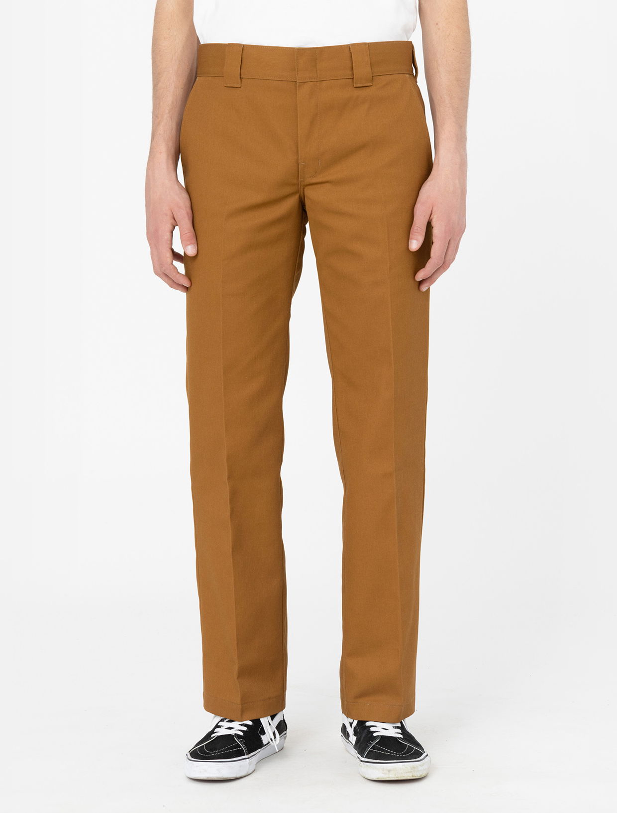 Nohavice Dickies 873 Slim Straight Work Trousers Hnedá | 0A4XK9, 0