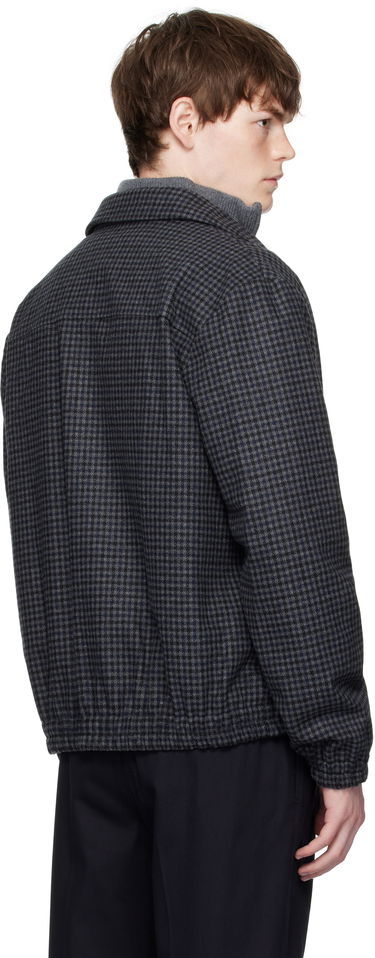 Bunda A.P.C. A.P.C. Gilbert Houndstooth Jacket Navy | WOARZ-M32018, 2