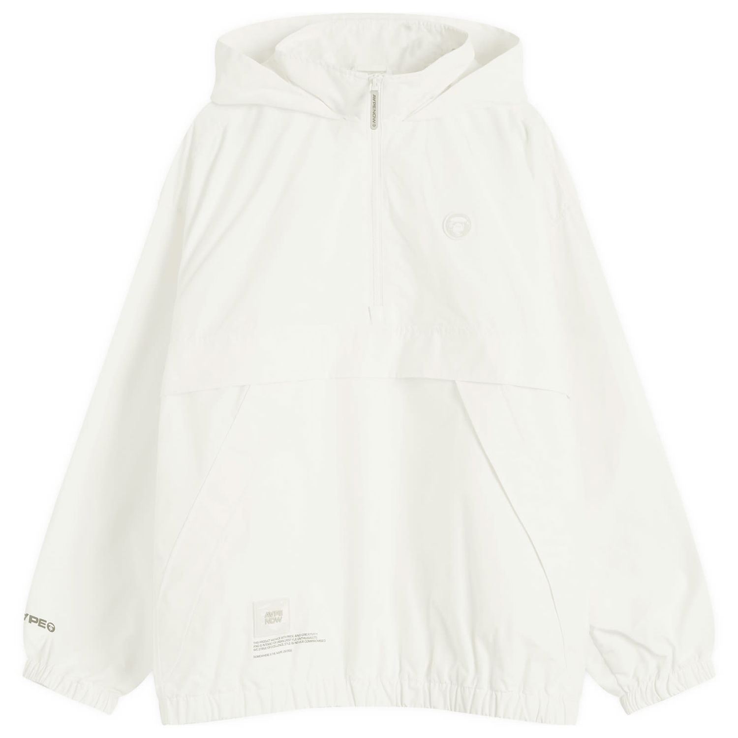 Vetrovka AAPE by A Bathing Ape AAPE Now Anorak Jacket Biela | AAPLJM7705XX-IVO, 1