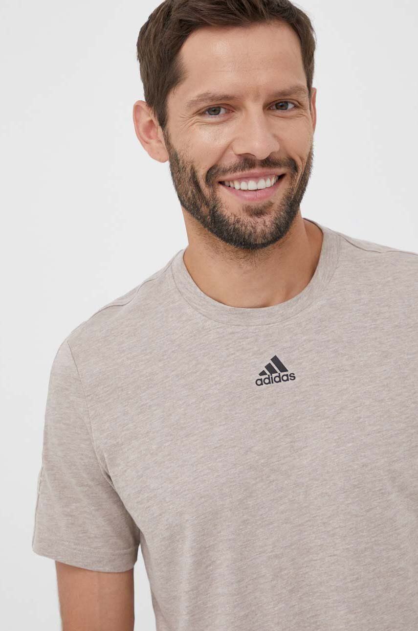 Tričko adidas Originals Mélange Tee Béžová | IB6143, 0