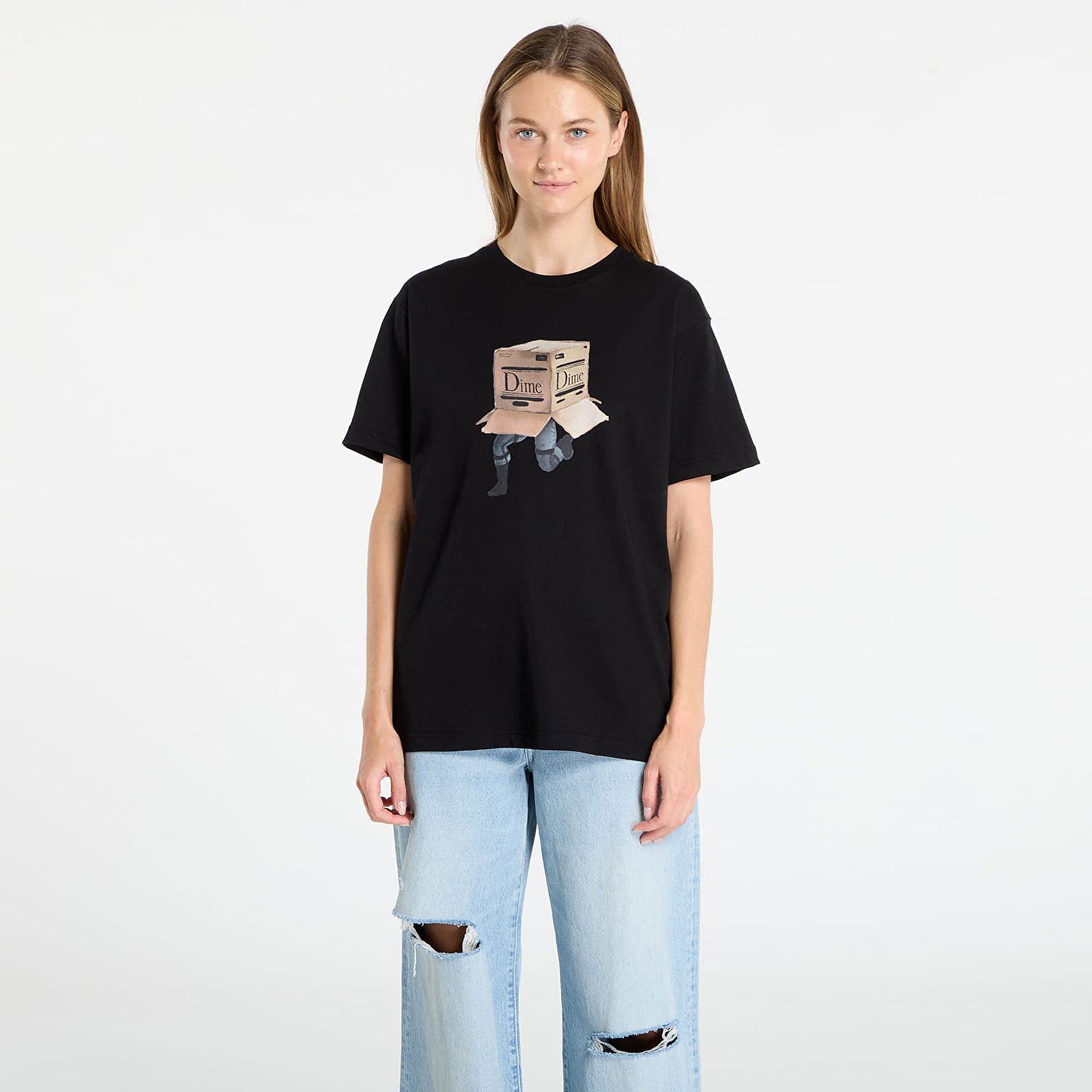 Tričko Dime DIME Solid T-Shirt Čierna | DIMESU2551BLK, 1