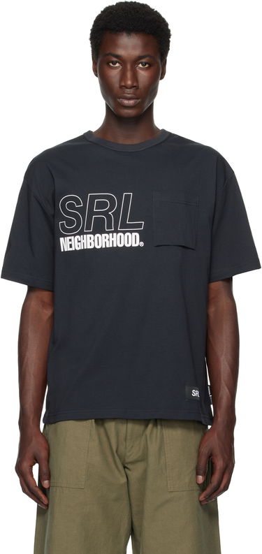 Tričko Neighborhood Neighborhood 'SRL' Sheltech Crewneck Short Sleeve Graphic T-Shirt Čierna | 251BWNH-CSM03, 0