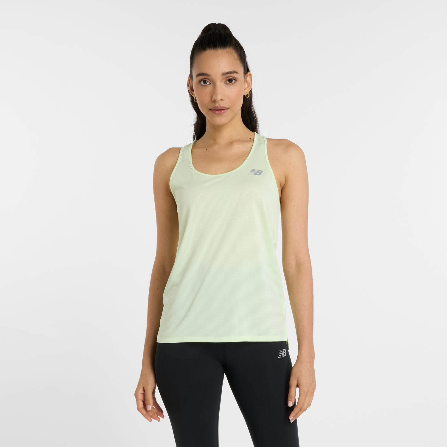 Tielko New Balance Women's Mint Running Tank Top Zelené | NBWT41220MEW, 0