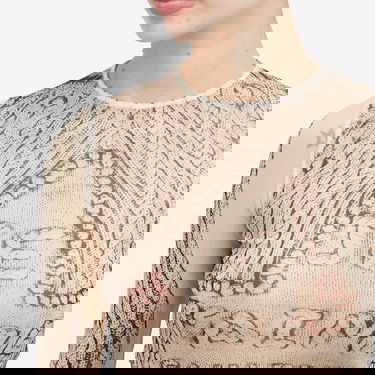 Sveter Jean Paul Gaultier Jean Paul Gaultier Long Sleeve Mesh Top Béžová | 24-31-F-TO201-T571-6900, 5