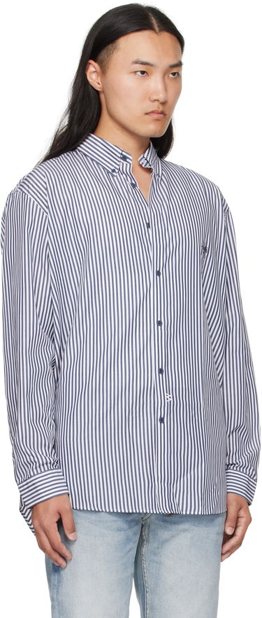 Košeľa Ksubi Ksubi KSignature Long Sleeve Shirt Modrá | MFA25SH020, 1