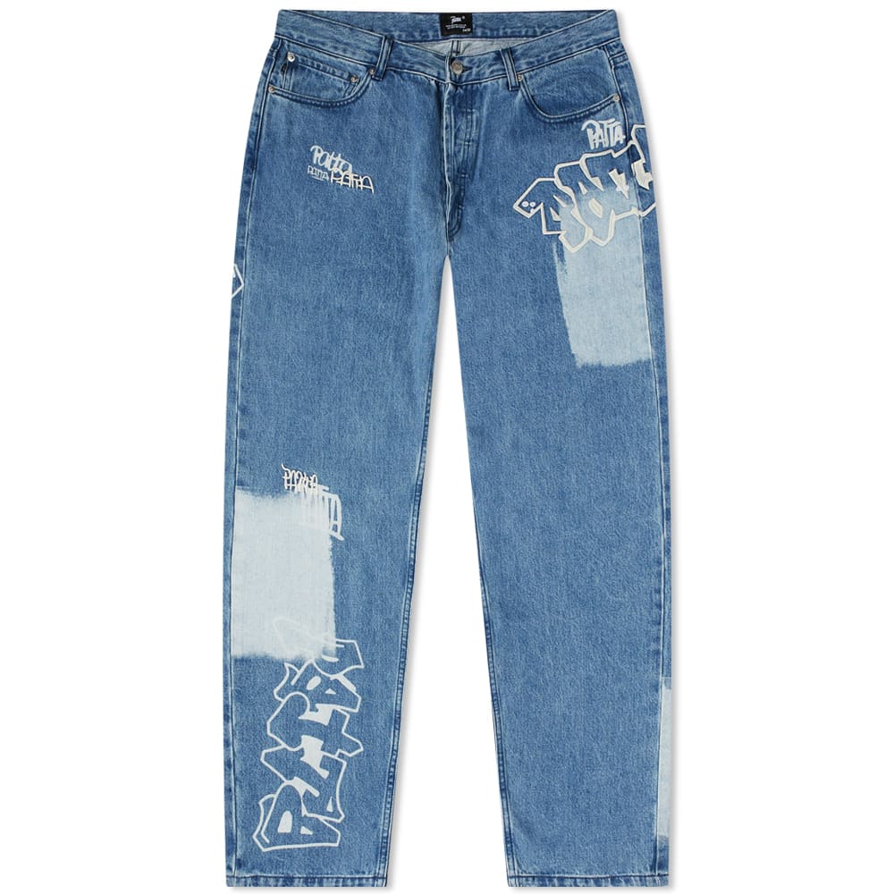 Džínsy Patta Graffiti Denim Pant Navy | POC-GRAFFITI-DP-001, 0