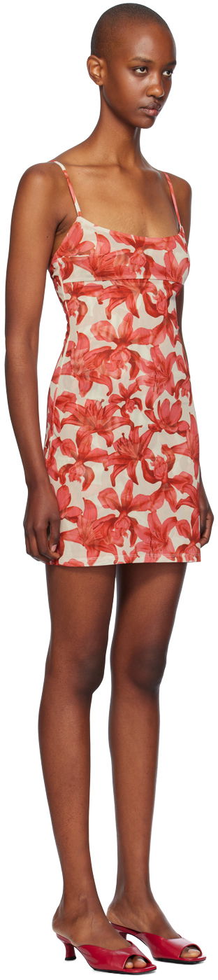 Šaty Miaou Miaou Anya Floral Print Mini Dress Červená | 5026PM1OAL, 1
