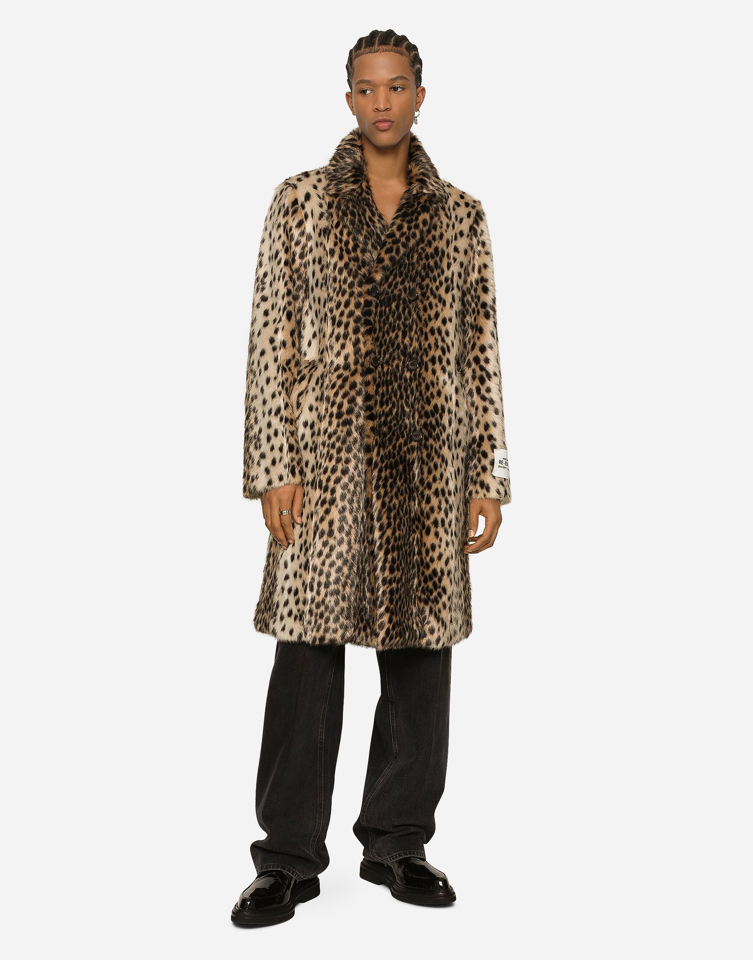 Kabáty Dolce & Gabbana Dolce & Gabbana Lynx-Effect Faux Fur Coat Rôznofarebný | G038TTFJPAFS8350, 1