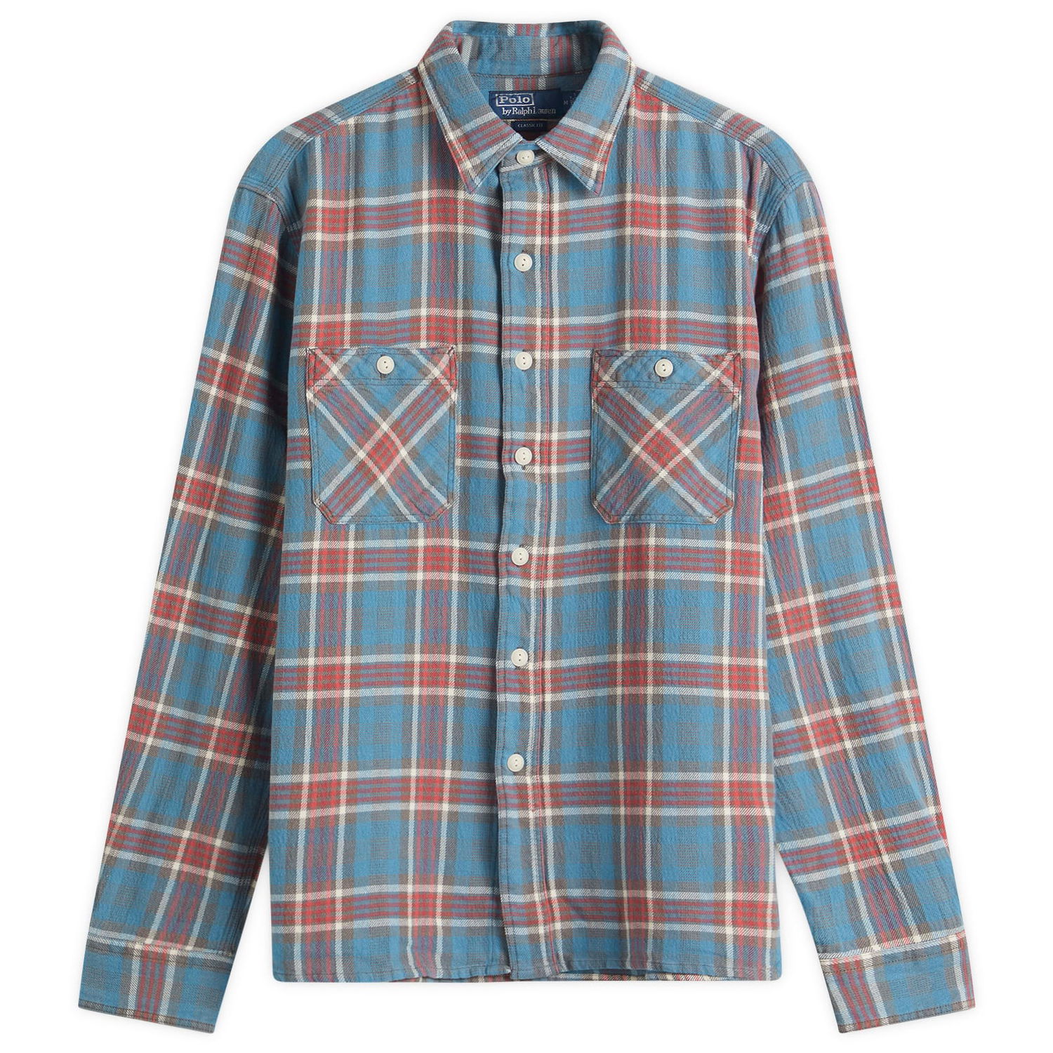 Košeľa Polo by Ralph Lauren Polo Ralph Lauren Outdoor Flannel Shirt, Size Large Modrá | 710966125001, 0