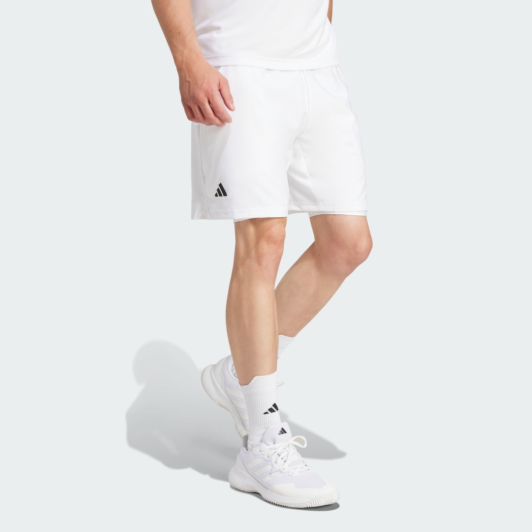 Šortky adidas Performance Men's 2-in-1 Climacool Tennis Shorts Biela | JD8635, 1