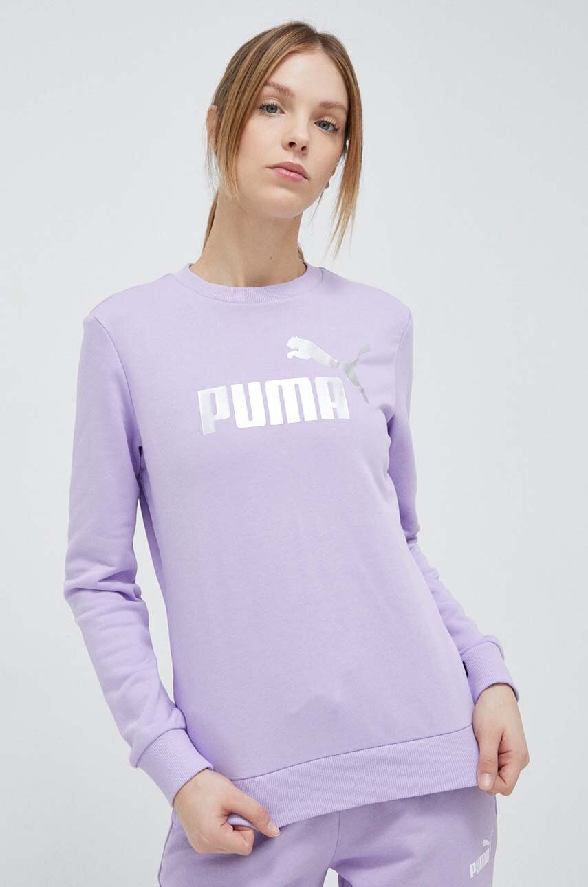 Mikina Puma Sweatshirt Fialová | 673650, 0