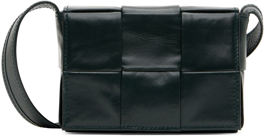 Taška cez rameno Bottega Veneta Mini Candy Cassette Messenger Bag Čierna | 667048 VCQ72, 0