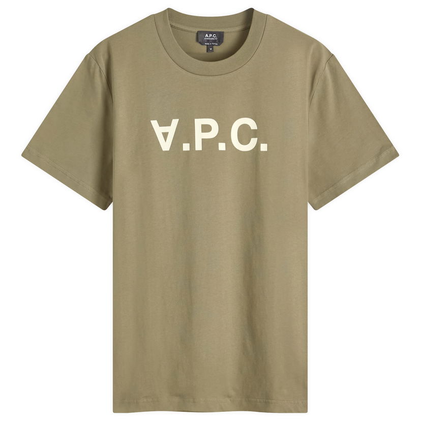 Tričko A.P.C. VPC Logo T-Shirt Zelené | COHBM-M26384-TJK