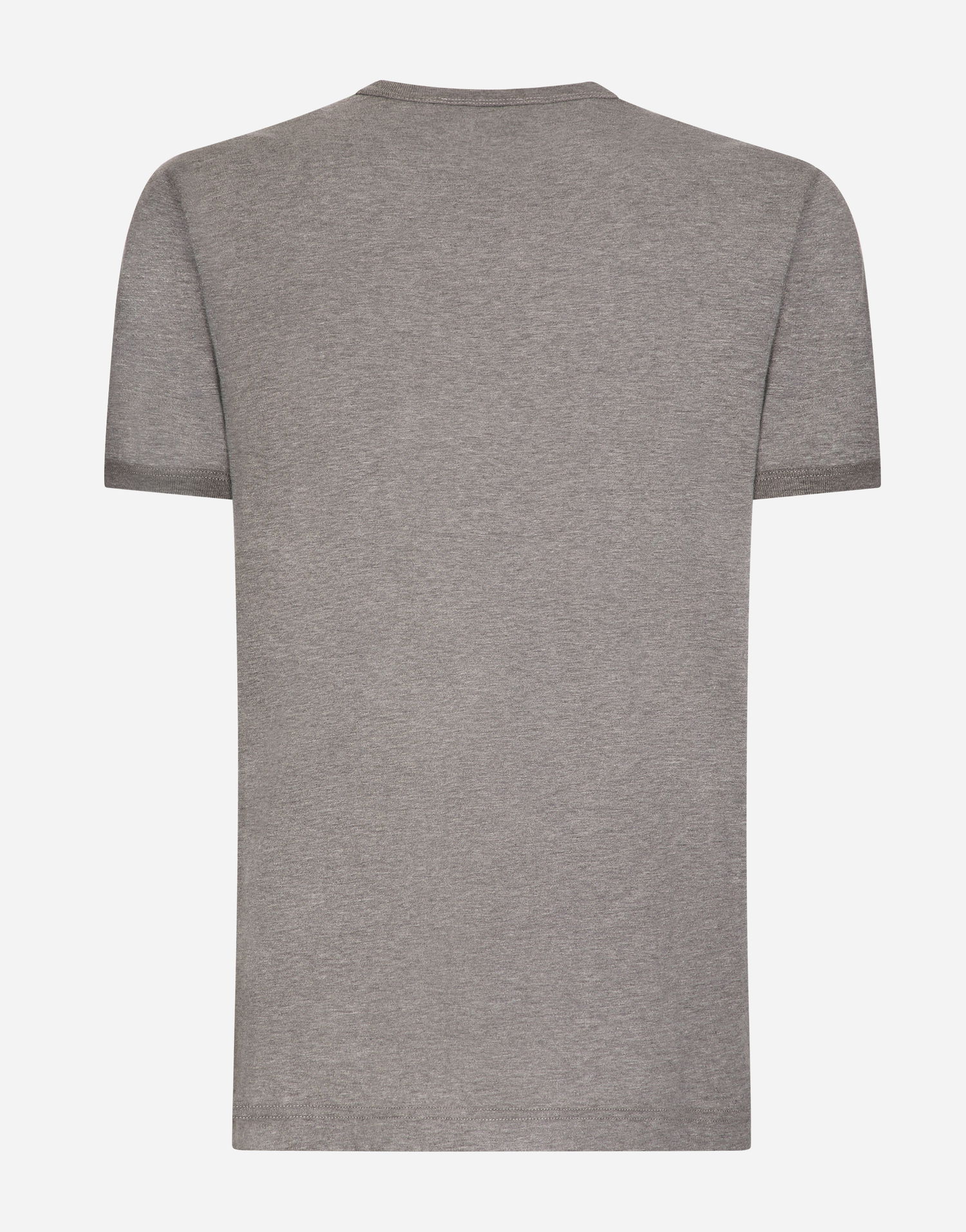 Tričko Dolce & Gabbana Cotton T-shirt With Embroidery Šedá | G8PV1ZG7WUQS8291, 1