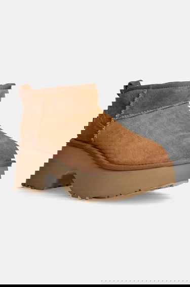 Tenisky a topánky UGG Classic Ultra Mini New Heights Suede Platform Boots Hnedá | 1158311.CHE, 0