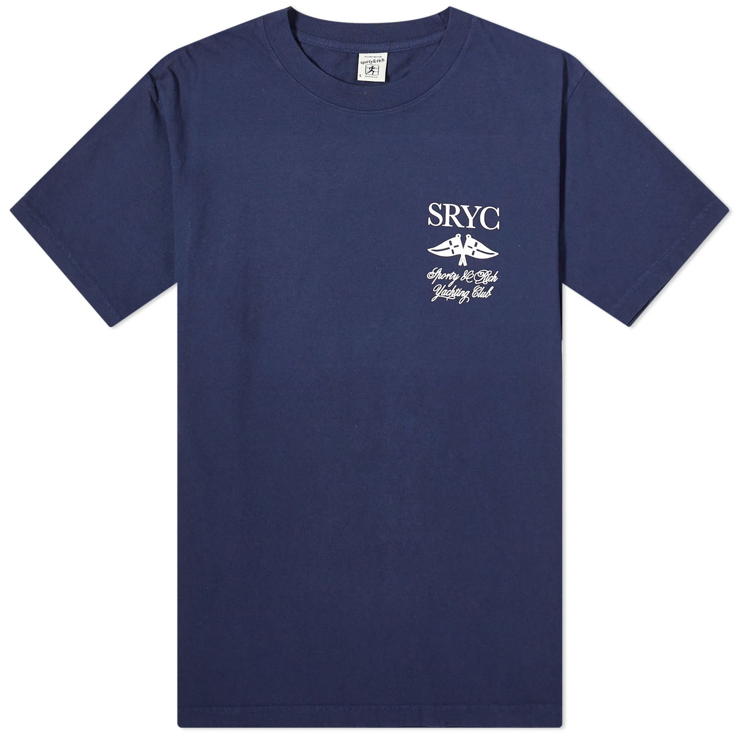 Tričko Sporty & Rich Yacht Club T-Shirt Navy | TS882NA, 0
