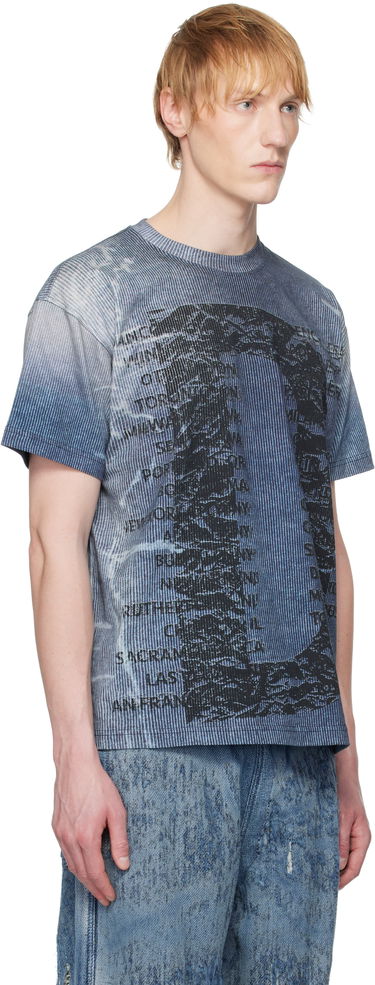 Tričko Diesel Diesel T-Norm-R2 Graphic T-Shirt Modrá | A19650-0PJBH-900A, 1