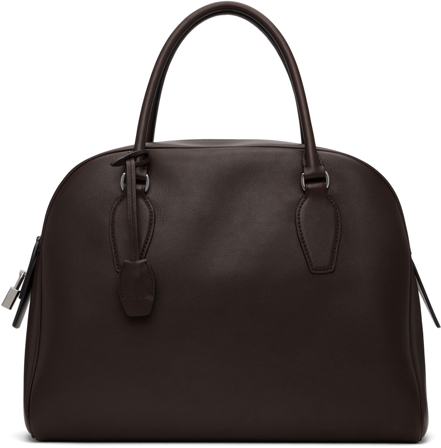 Cestovná taška The Row The Row India 12.00 Leather Handbag Hnedá | W1595-L72, 0
