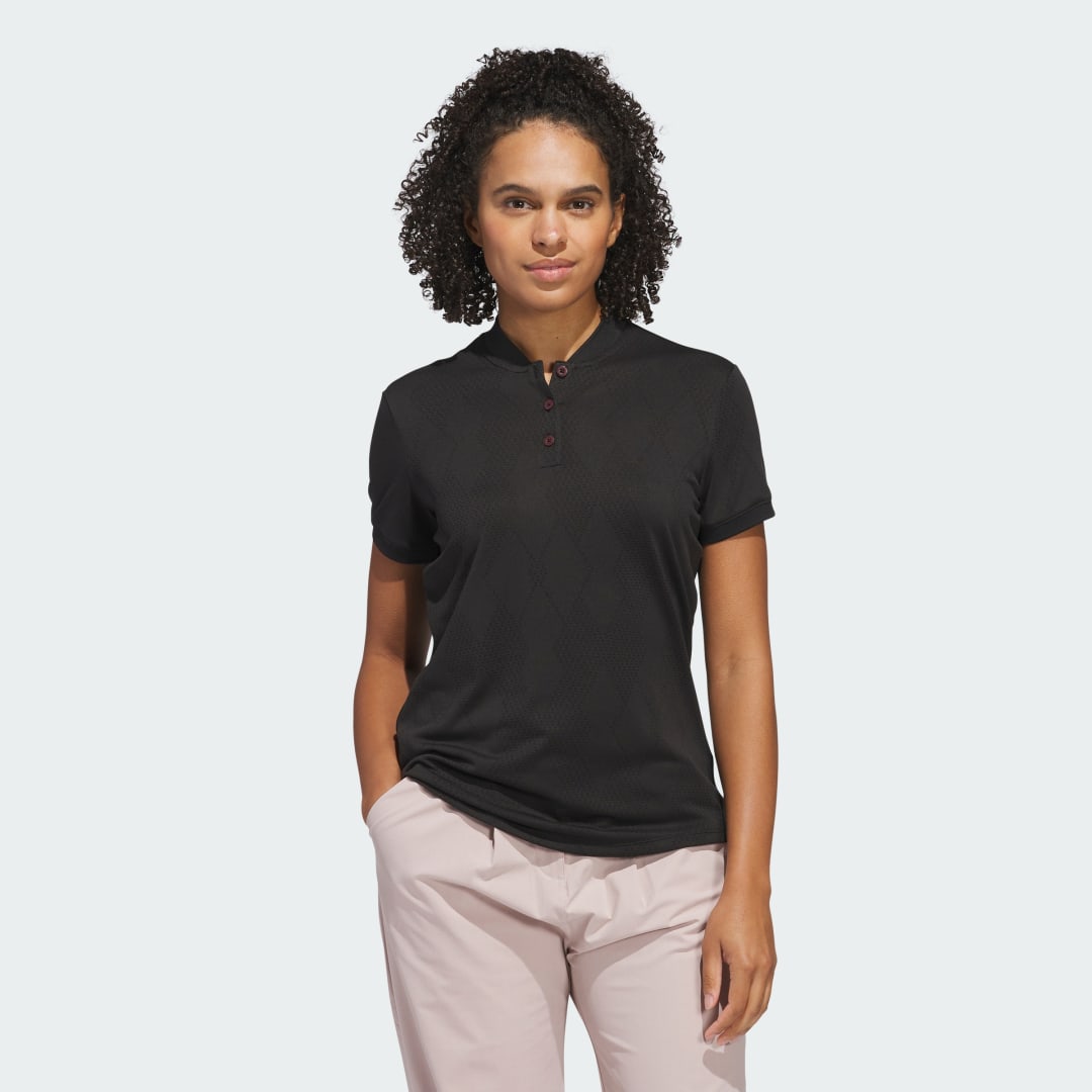 Polo tričko adidas Performance Ultimate365 Diamond Jacquard Polo Shirt Čierna | JE9923, 0
