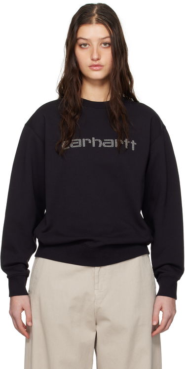 Mikina Carhartt WIP Work In Progress Rivet Script Sweatshirt Čierna | I034420 0M4XX, 0