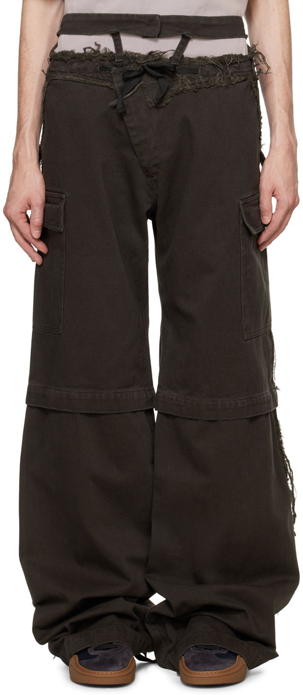 Cargo nohavice Ottolinger Ottolinger Baggy Cargo Pants Hnedá | 1060801521, 0