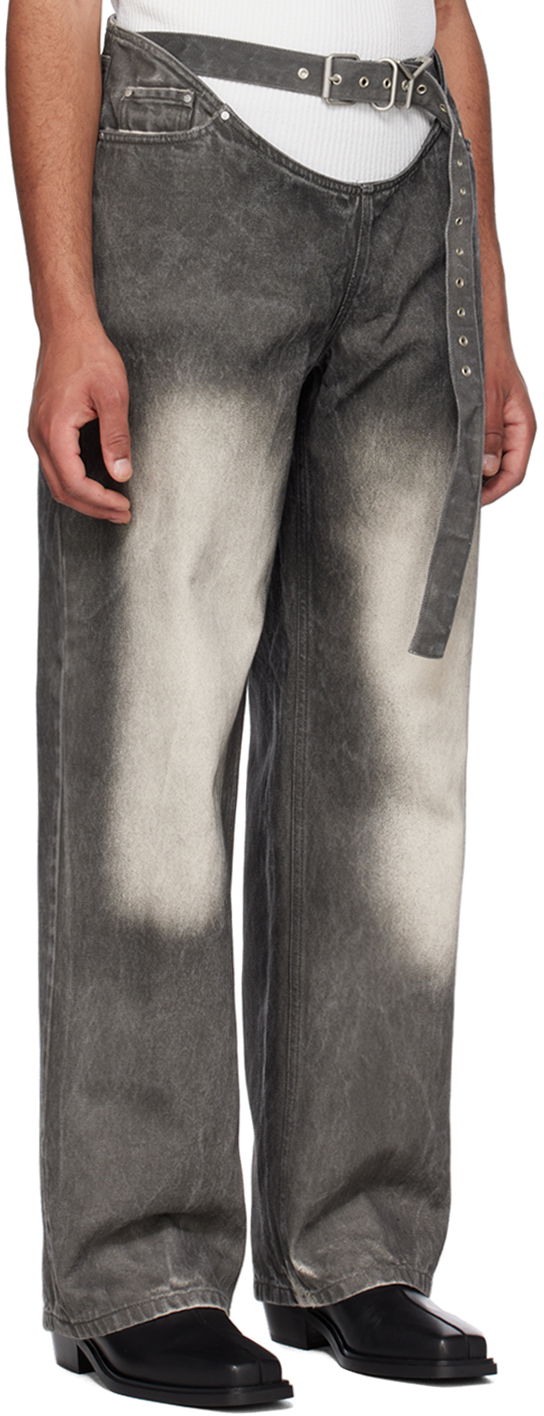 Džínsy Y/PROJECT Y/Project Faded Jeans Šedá | JEAN43-S24, 1