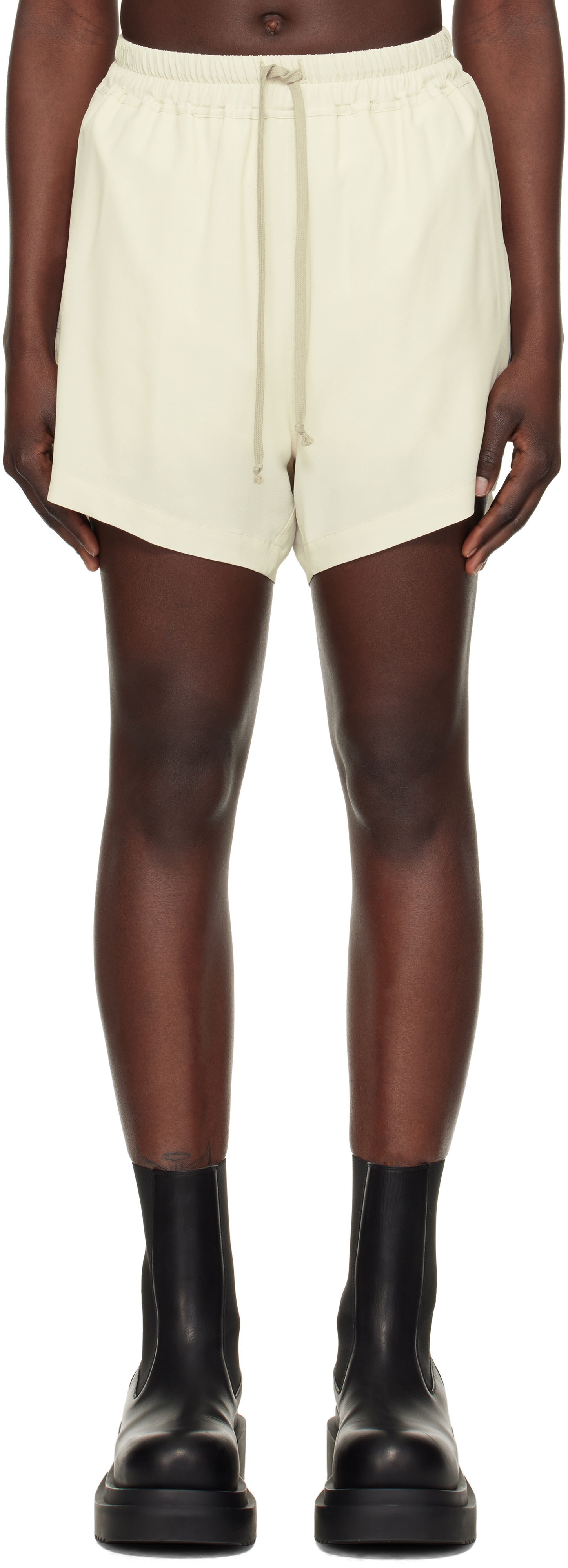 Šortky Rick Owens Rick Owens Hollywood Boxers Shorts Béžová | RP01E7351 CC, 0