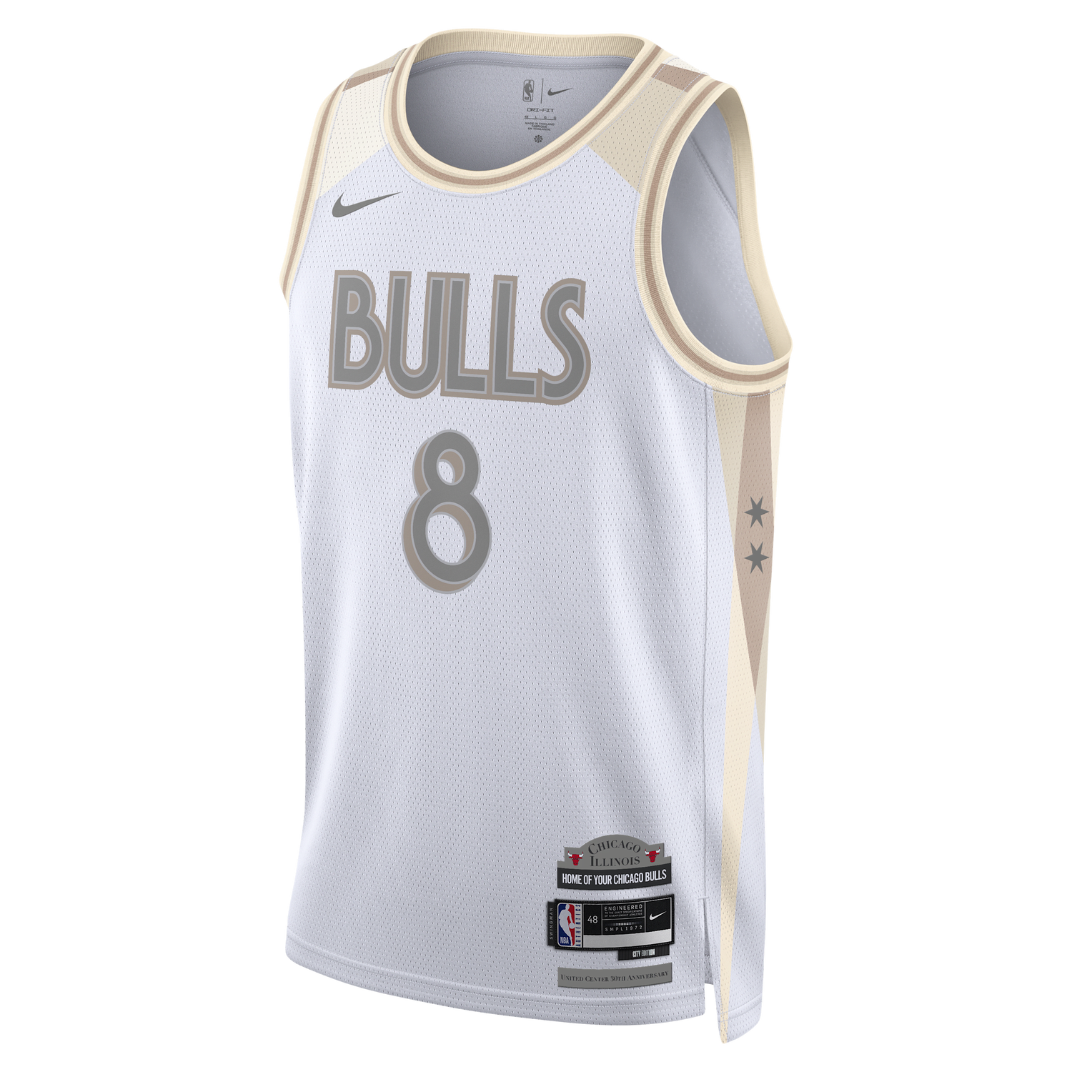Dres Nike Dri-FIT Swingman Zach LaVine Bulls City Edition Jersey Biela | FQ4337-100, 1