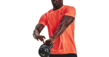 Tričko Under Armour Rush Vent Tee Oranžová | 1376790-877, 1