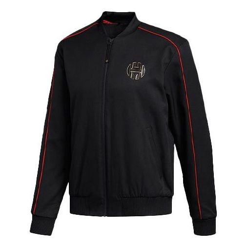 Bomber bunda adidas Originals Harden Basketball Jacket Čierna | FH7696, 0