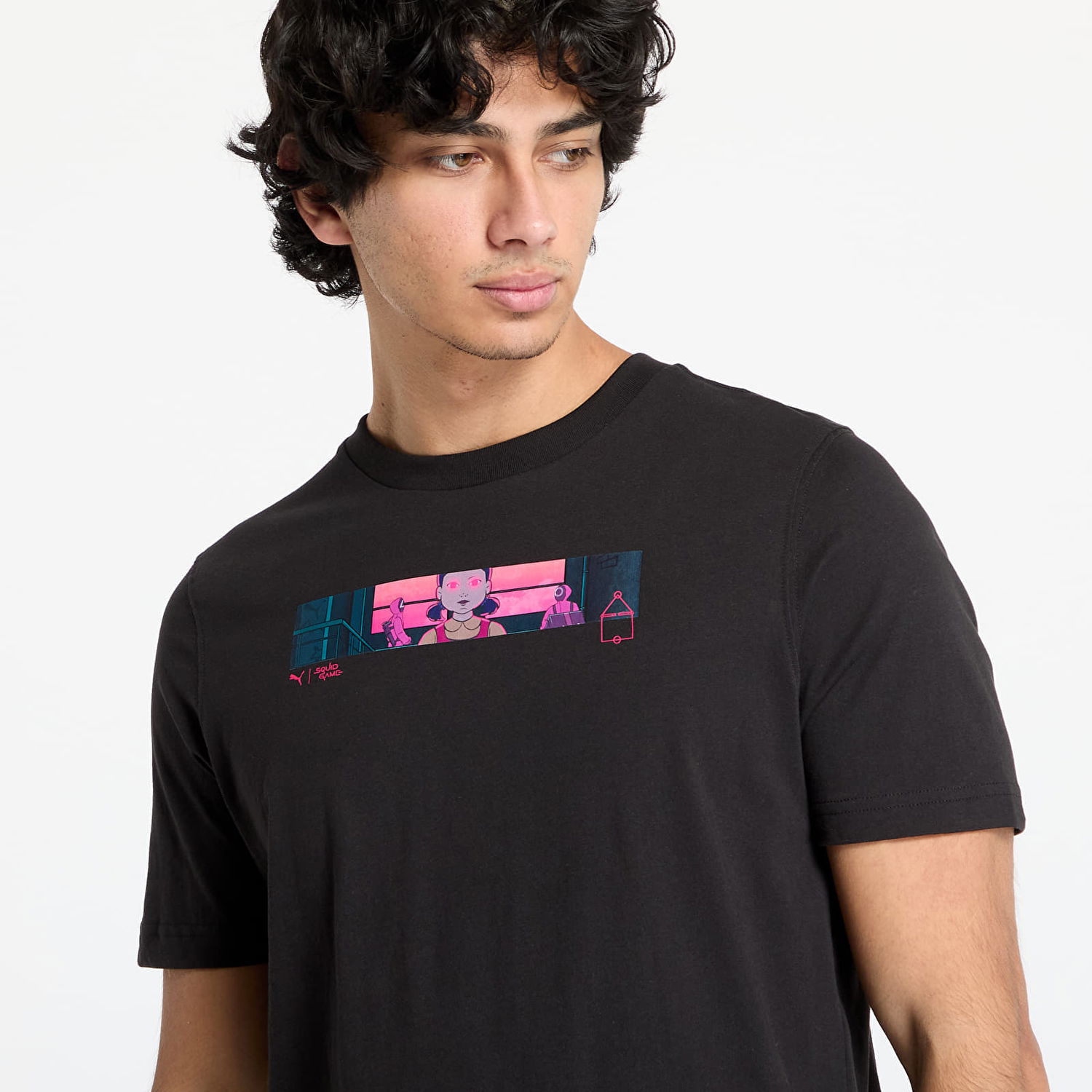 Tričko Puma Black Graphic T-Shirt Čierna | 62742601, 1