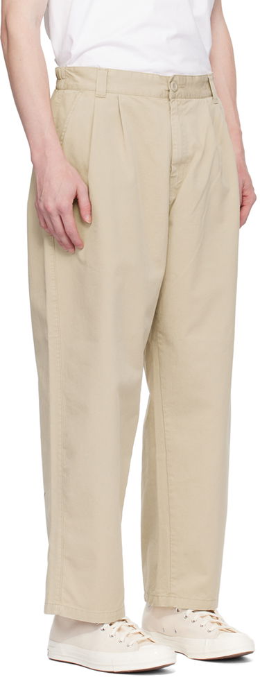 Nohavice Carhartt WIP Marv Relaxed Fit Trousers Béžová | I033129, 1