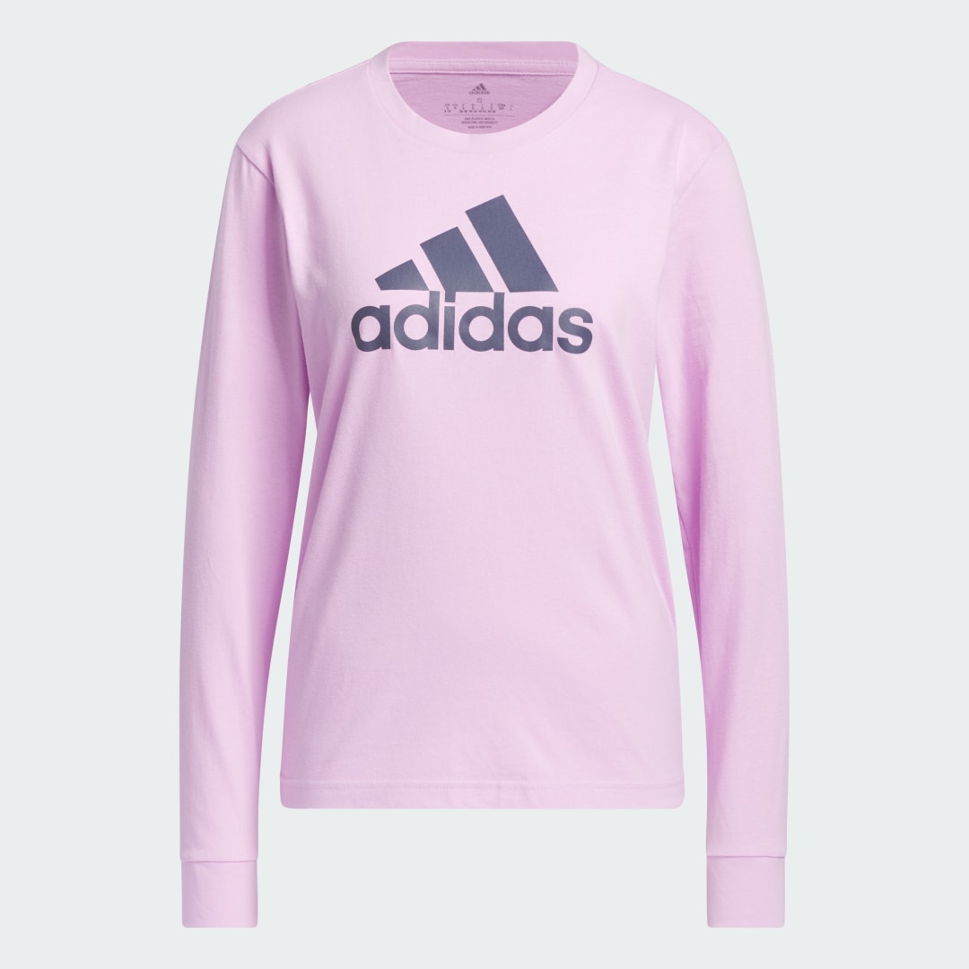 Tričko adidas Performance Classic Long Sleeve T-Shirt Fialová | IN7344, 1