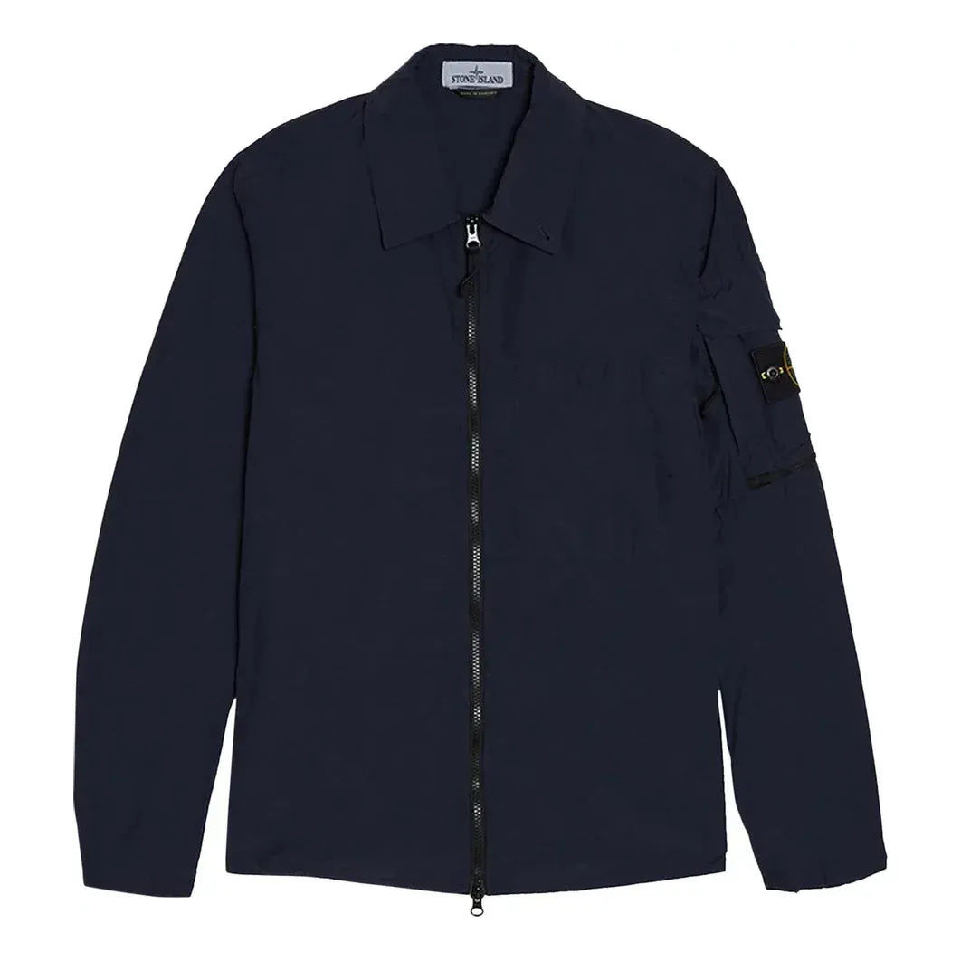 Vetrovka Stone Island Designer Naslan Light Overshirt Modrá | 761510502-V0020, 0