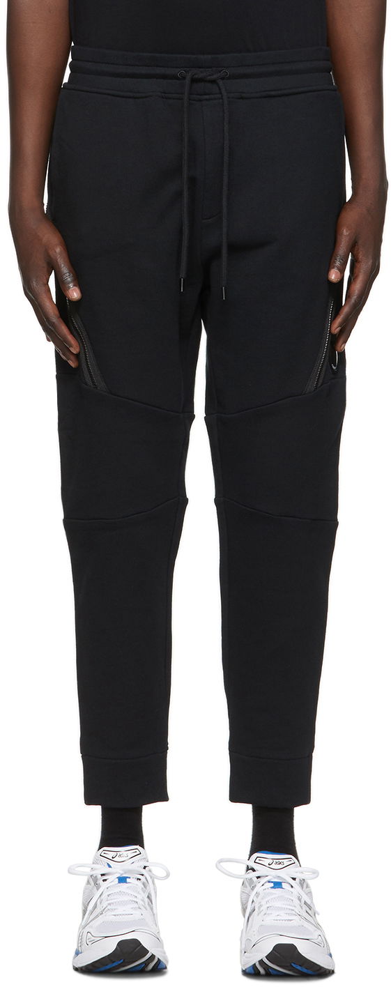 Tepláky C.P. Company Diagonal Raised Utility Lounge Pants Čierna | 10CMSP061A-005086W, 0
