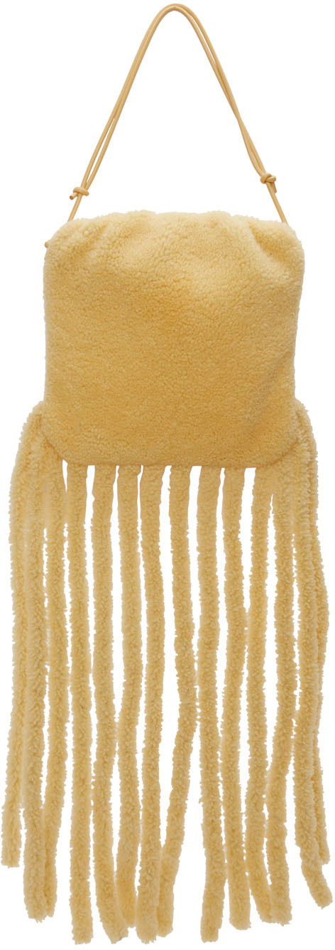 Shearling 'The Fringe' Shoulder Bag