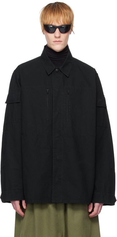 Bunda Balenciaga Balenciaga Military Shirt Čierna | 814719TQP13, 0