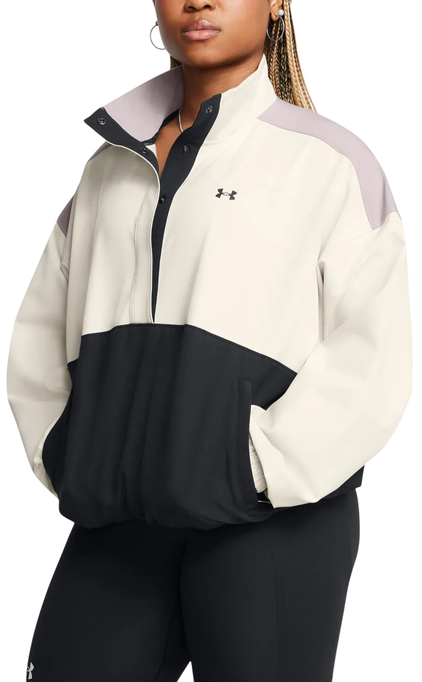 Vetrovka Under Armour Under Armour Armoursport Woven Pullover Biela | 1386473-110, 0