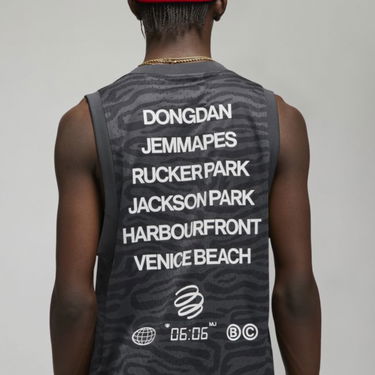 Dres Jordan Dri-FIT Sport Breakfast ClubPrinted Mesh Jersey Čierna | DM1823-010, 2