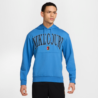 Mikina Nike NikeCourt Heritage Dri-FIT Fleece Tennis Hoodie Modrá | FQ2093-402, 0