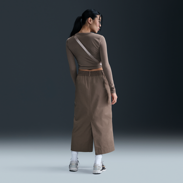 Sukňa Nike Sportswear Collection Twill Skirt Hnedá | HQ8022-233, 4