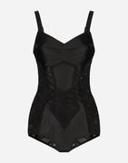 Lace And Satin Bodysuit