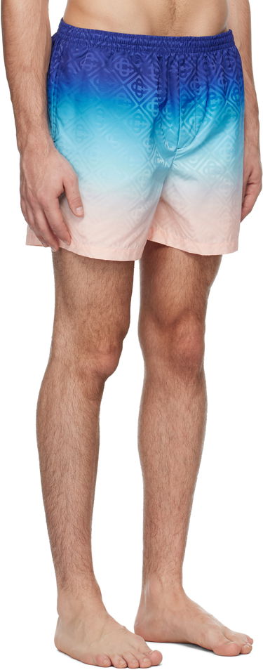 Plavky Casablanca Printed Swim Shorts Modrá | MPS25-TR-224-01, 1